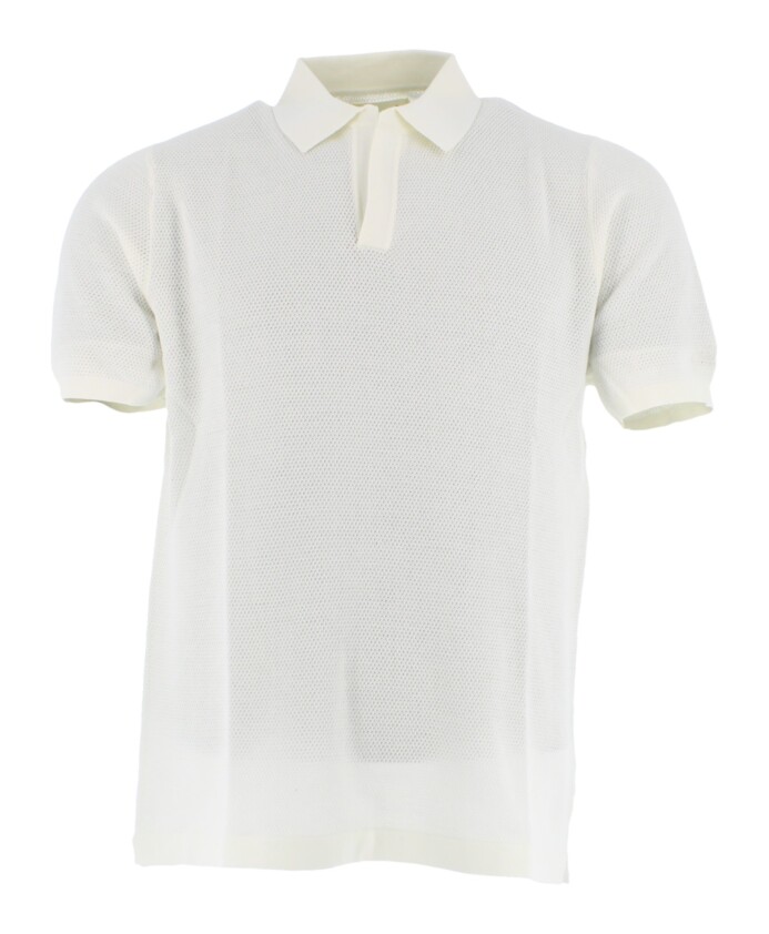 polo-blanc-manches-courtes-coton