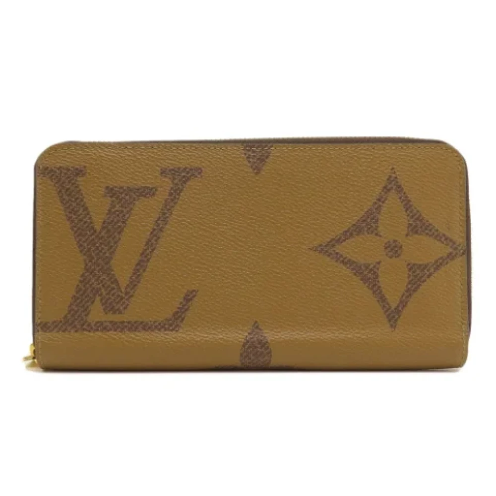 Louis Vuitton Vintage Pre-owned Fabric wallets Brown Dames