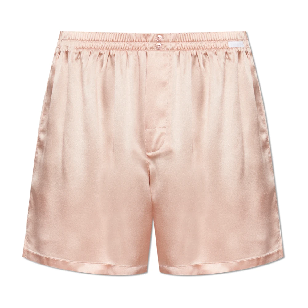 Dolce & Gabbana Uomo Rosa - Shorts Di Lingerie In Seta - Underwear - L