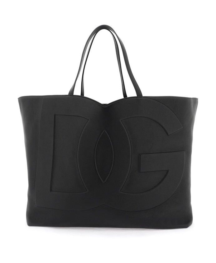 quilted-dg-logo-leather-shopping-bag
