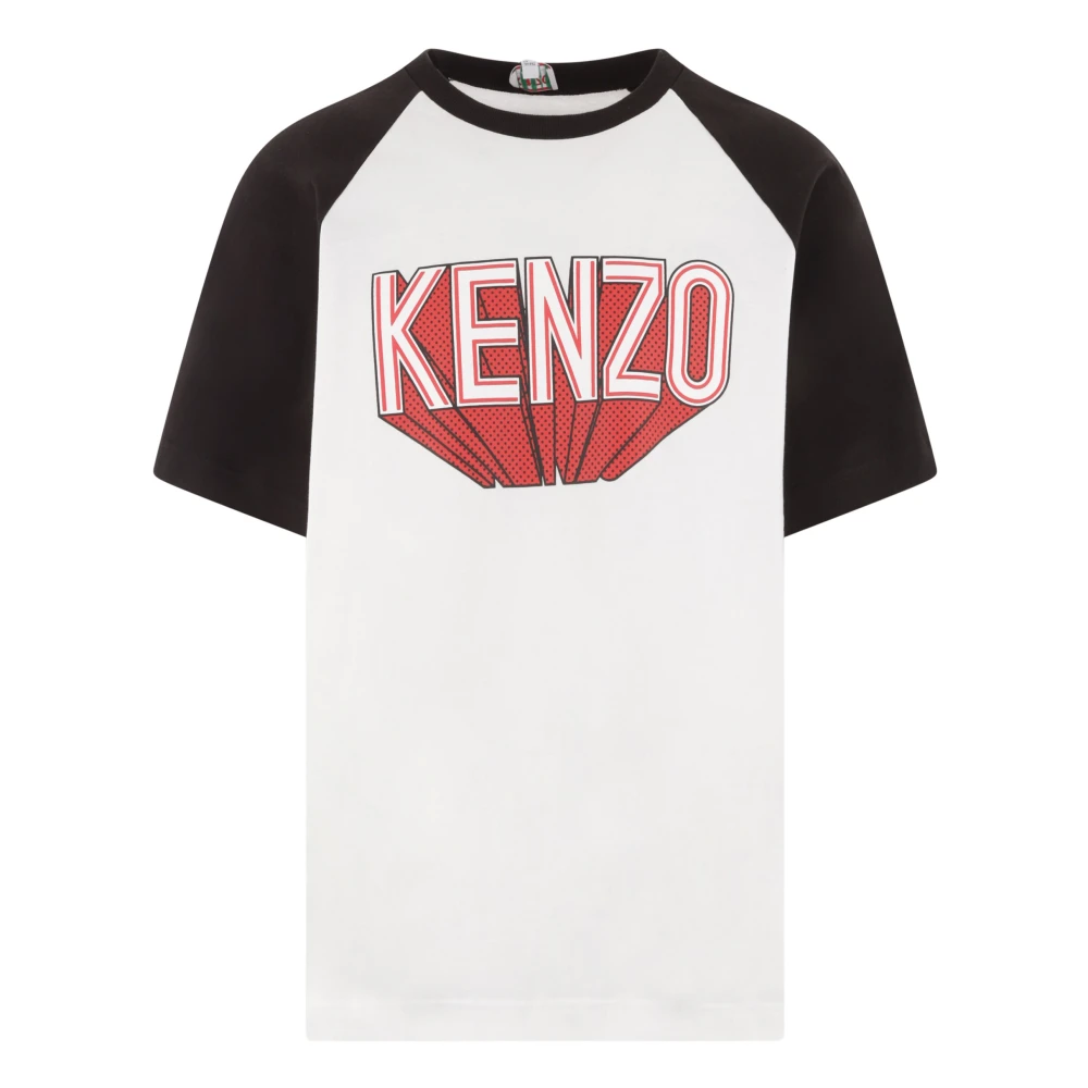 Kenzo Beige T-shirts en Polos met 3D Print Beige Heren