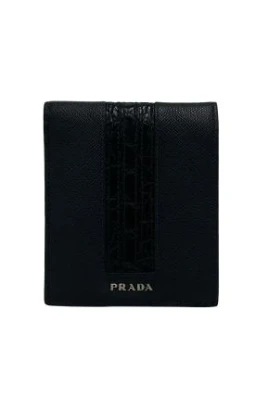 Pre-owned Saffiano Läderplånbok