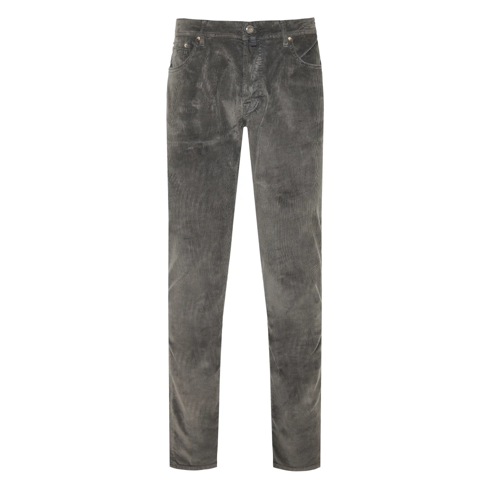 Jacob Cohën Ribfluwelen broek met binnendetails Gray Heren