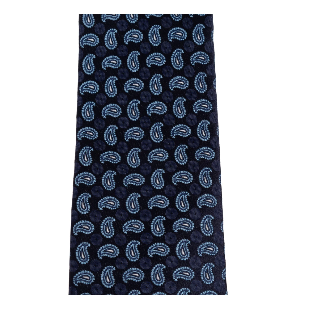 ETRO Zijden stropdas Blue Heren