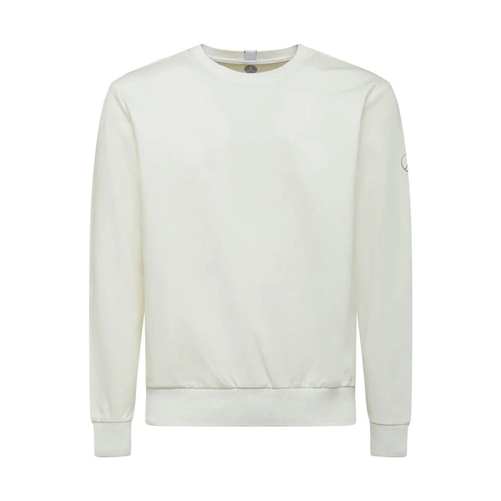 People of Shibuya Sweatshirt van technische stof met logoprint White Heren