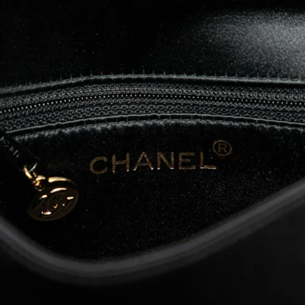 Chanel Vintage Pre-owned Satin chanel-bags Black Dames