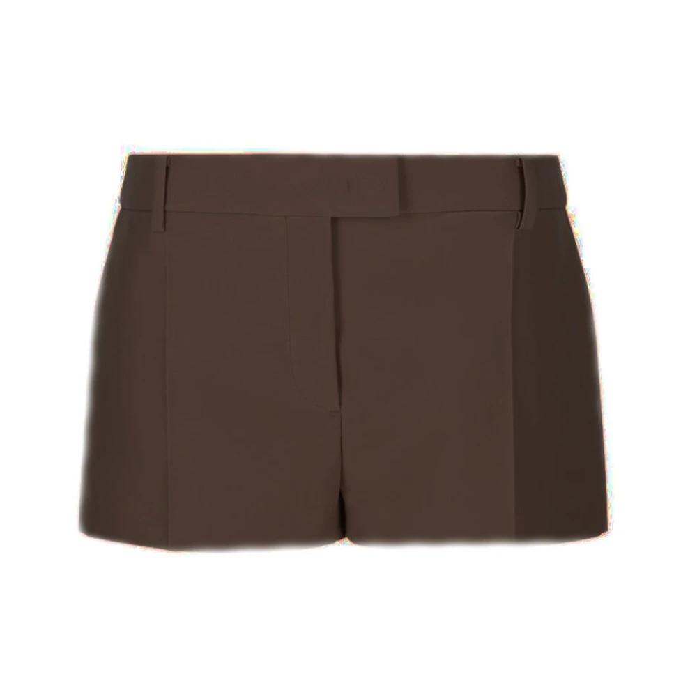 Valentino Shorts op maat met twee zijzakken Brown Dames