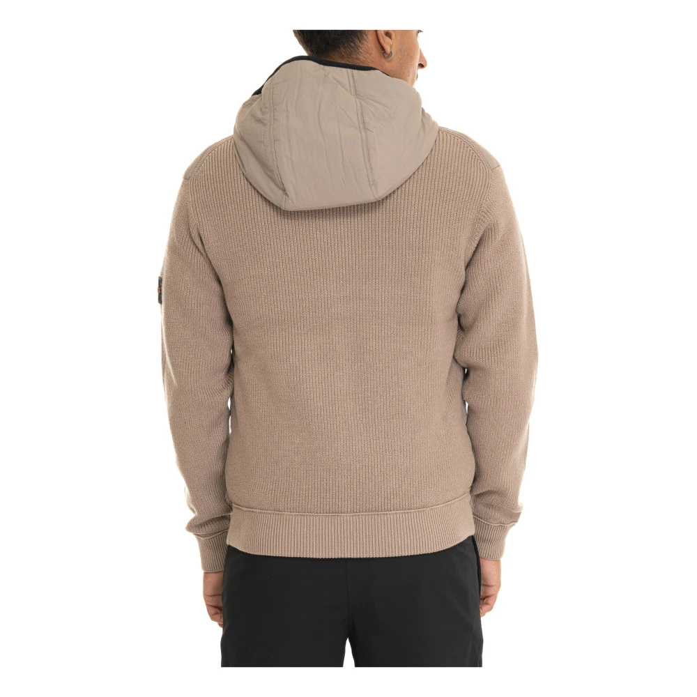 Boss Warme Winter Puffer Jacket Beige Heren