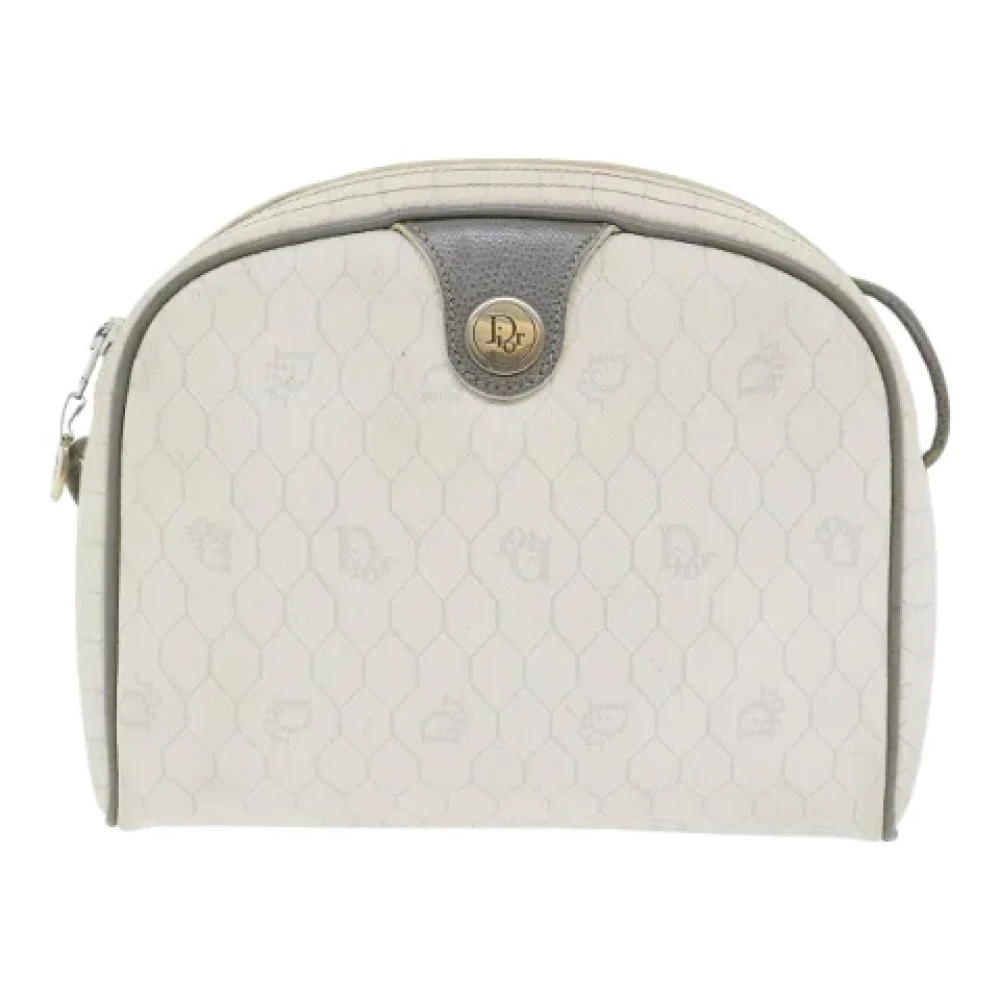 Dior Vintage Pre-owned Canvas dior-bags White Dames
