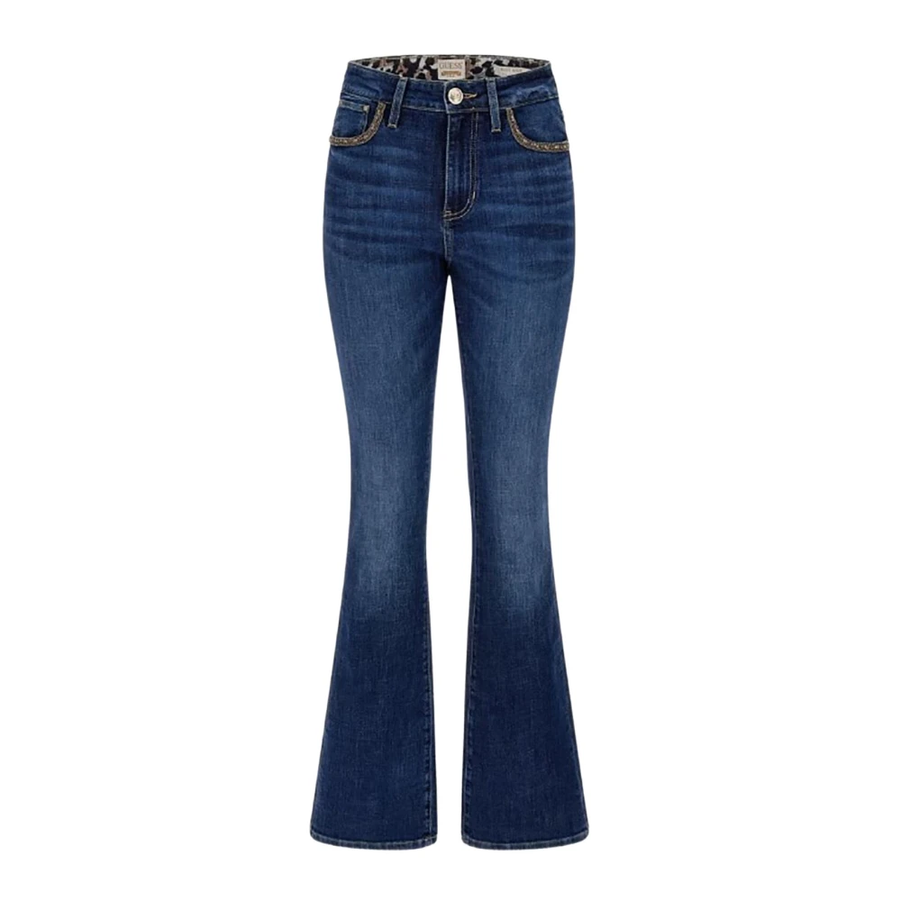Guess Flared Jeans voor Vrouwen Blue Dames
