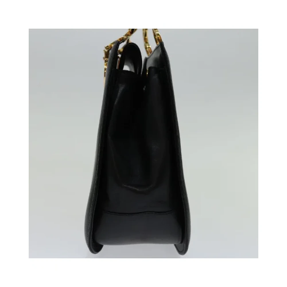 Salvatore Ferragamo Pre-owned Leather handbags Black Dames