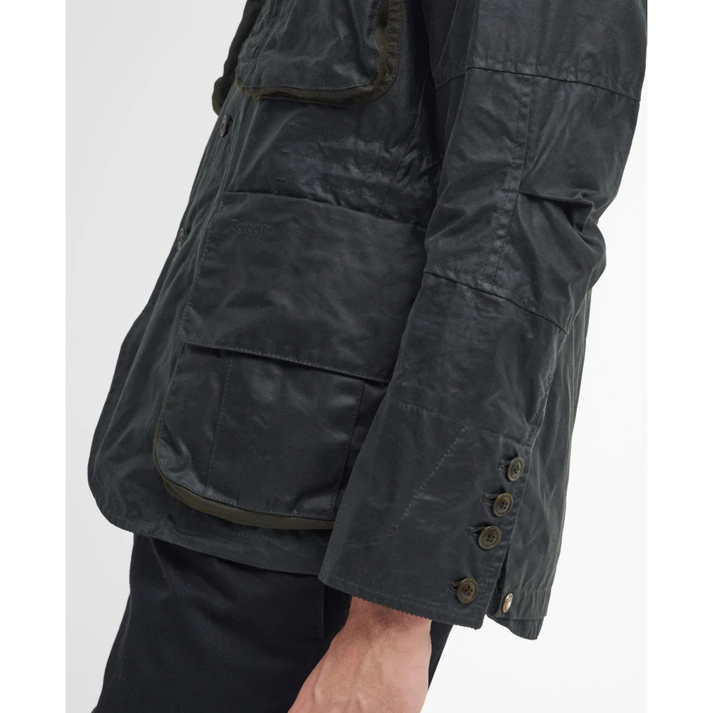 Barbour Outland Wax Jacket Green Heren