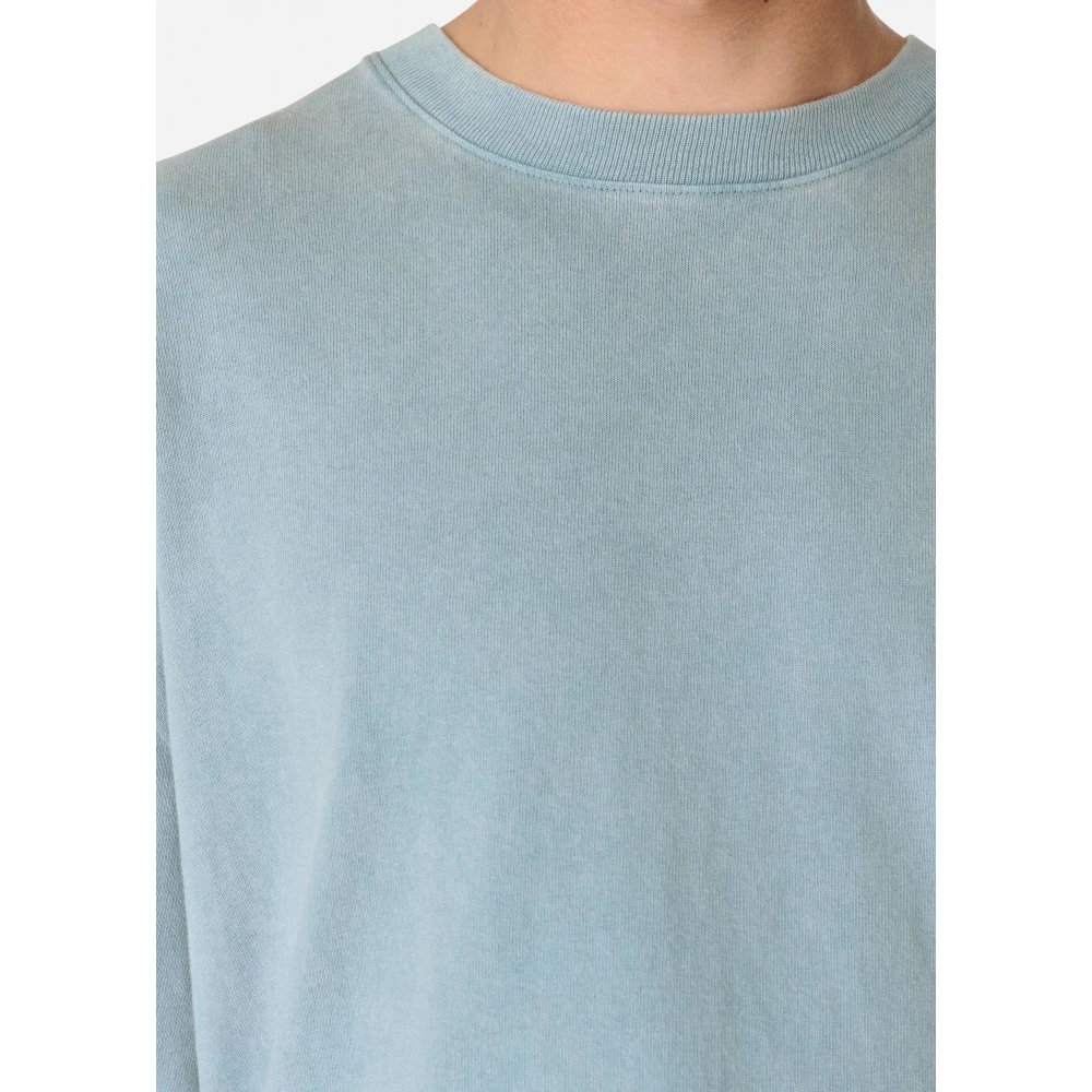 Axel Arigato Typo Zomer T-Shirt Blue Heren