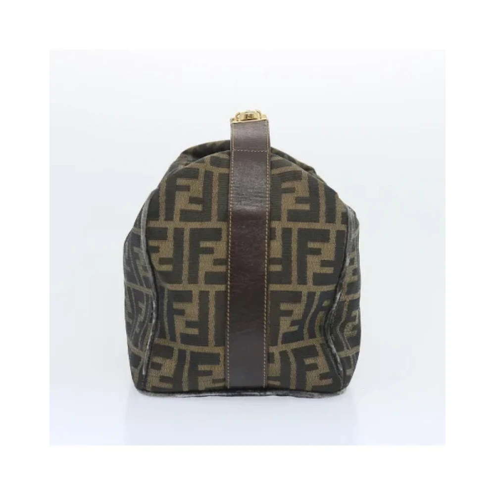 Fendi Vintage Pre-owned Canvas handbags Brown Dames