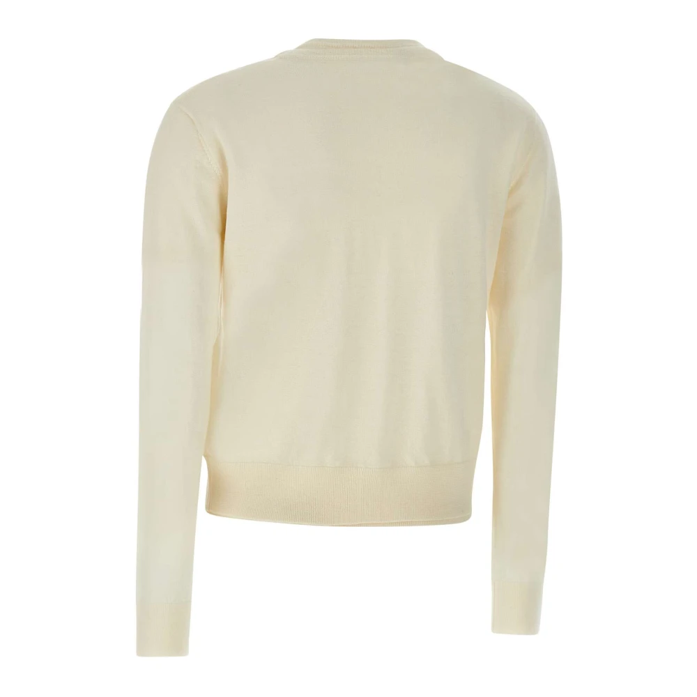 Kaos Witte Wol Twinset Sweaters White Dames