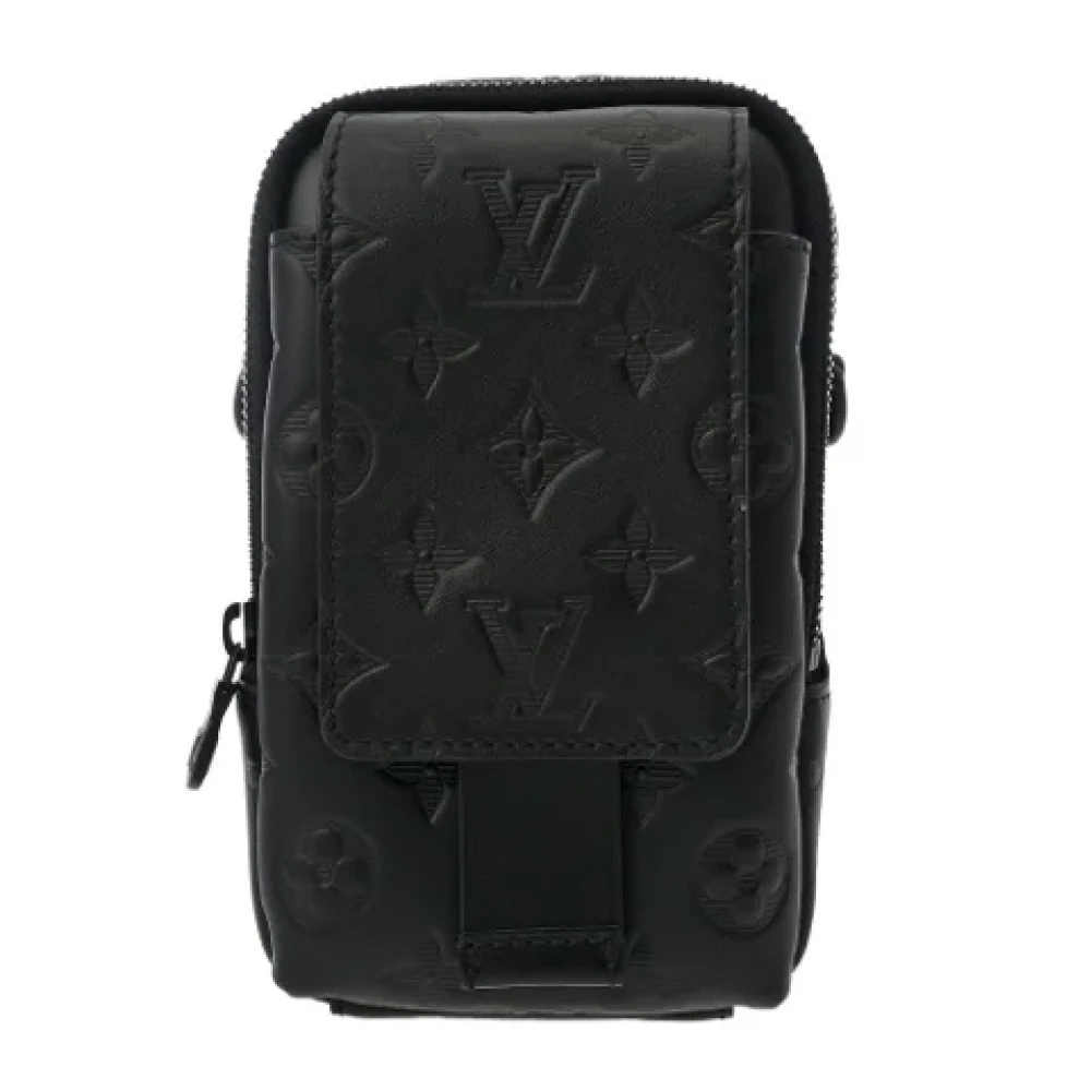 Louis Vuitton Vintage Pre-owned Leather shoulder-bags Black Dames
