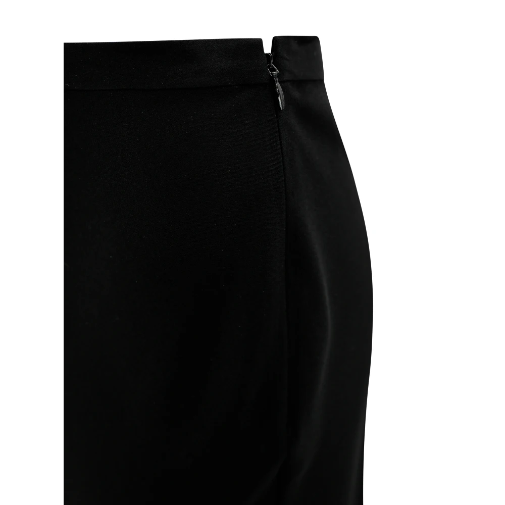 Philosophy di Lorenzo Serafini Zwarte hoge taille asymmetrische rok Black Dames