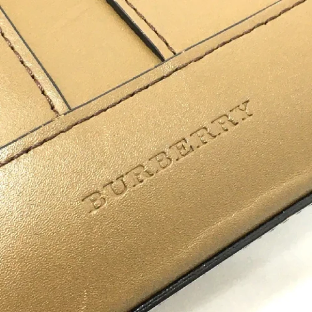 Burberry Vintage Pre-owned Leather shoulder-bags Brown Dames