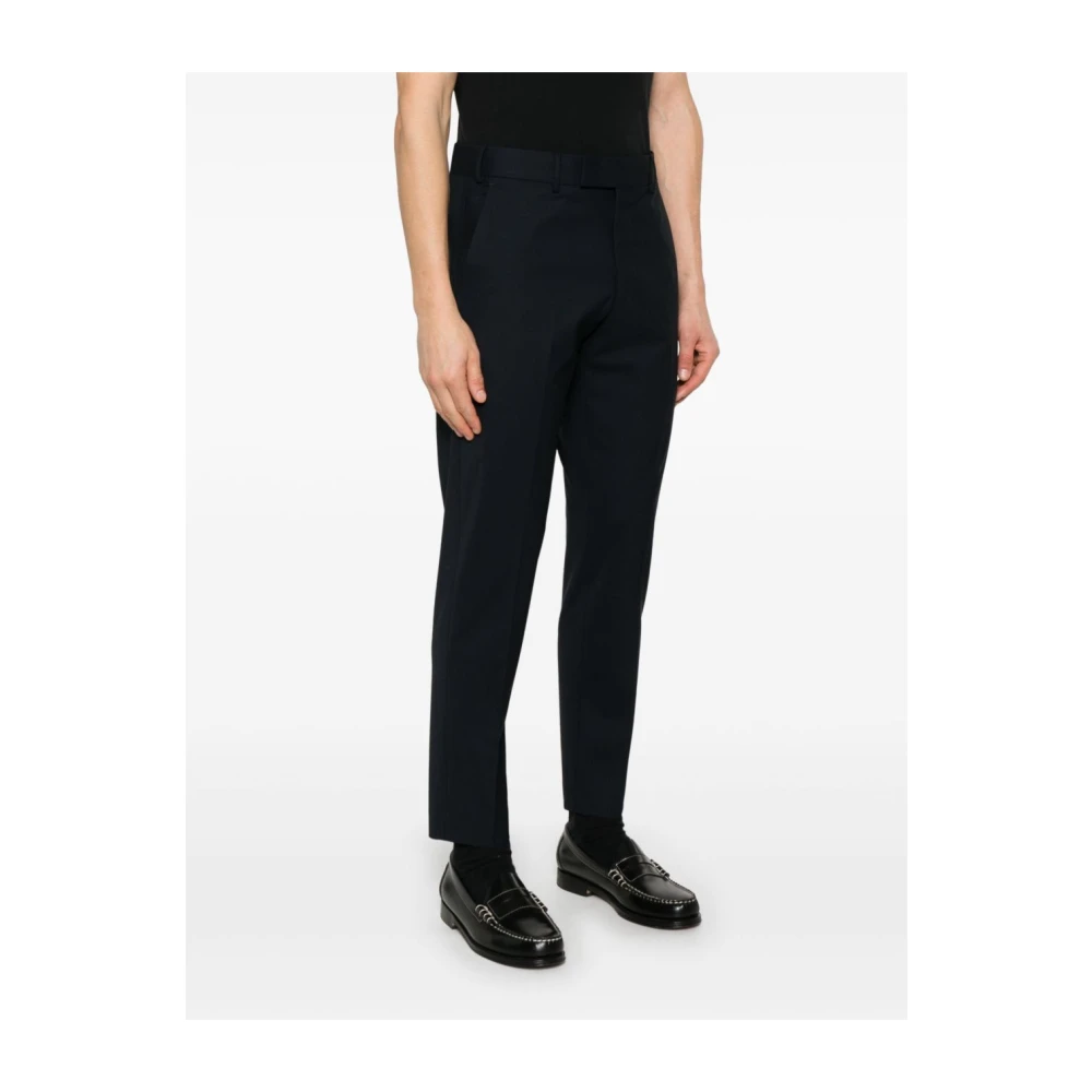 PT Torino Blauwe Broek met Verborgen Sluiting Blue Heren