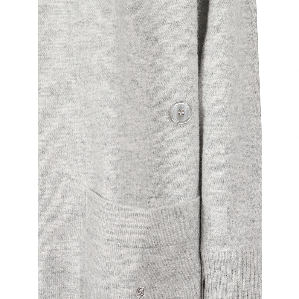 Marella Grijze Wollen Vest Trui Gray Dames