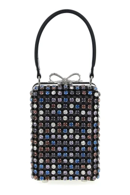 Multi Crystal Chainmail Micro Bag