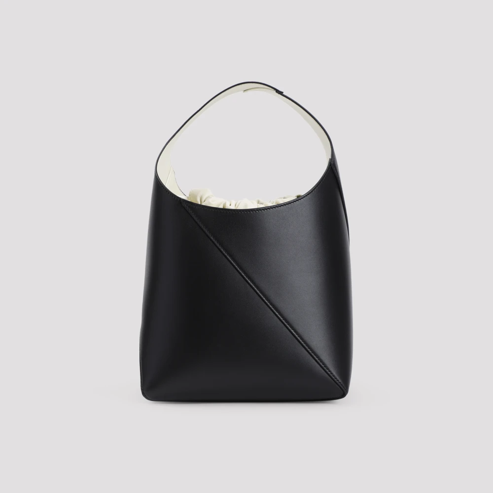 Jil Sander Zwarte Schoudertas Elegant en Functioneel Black Dames