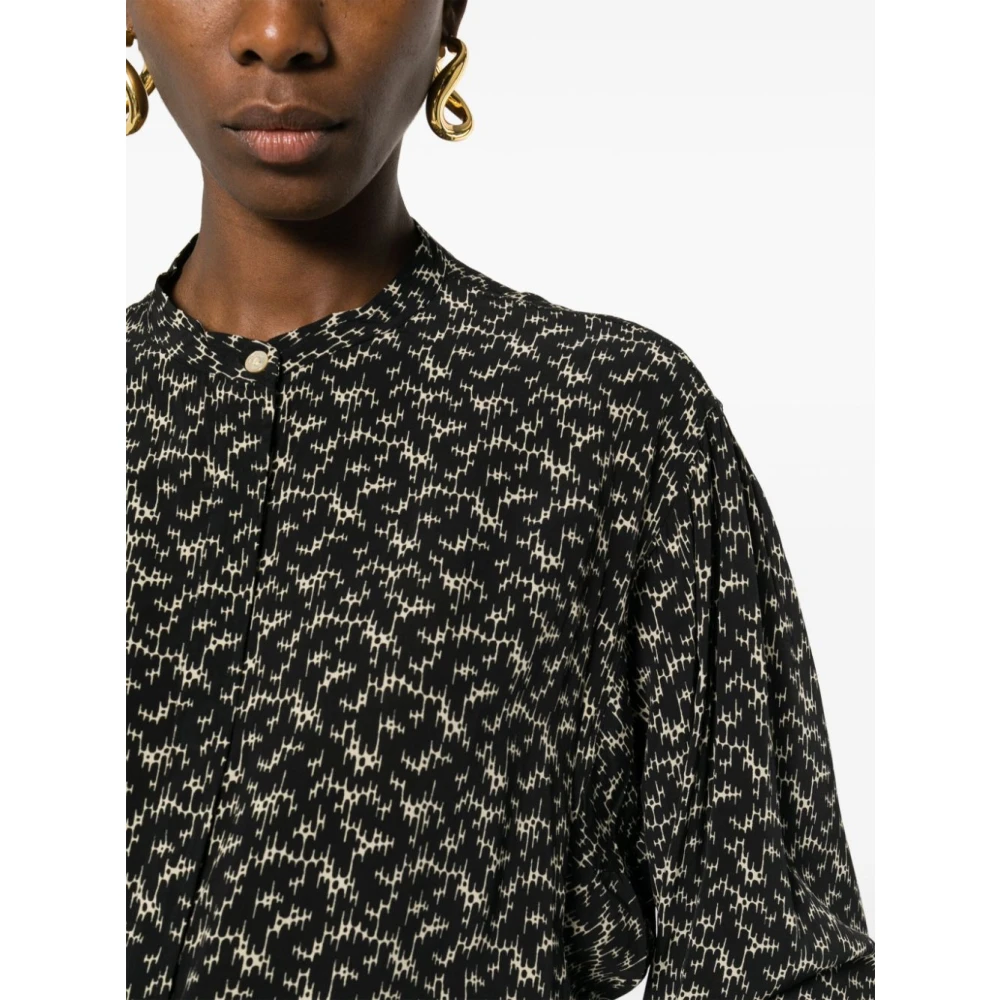 Isabel Marant Étoile Zwarte Shirts voor Vrouwen Black Dames