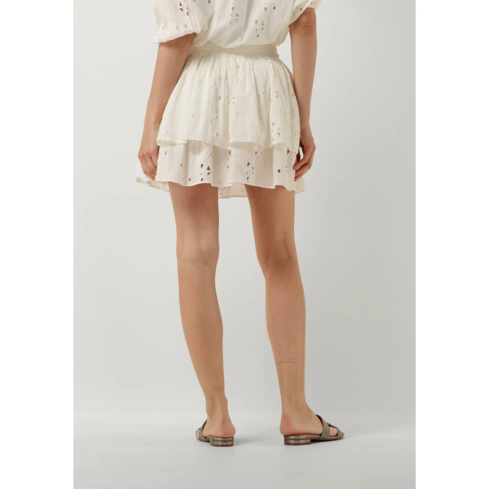 Amaya Amsterdam Witte Minirok Teddy White Dames