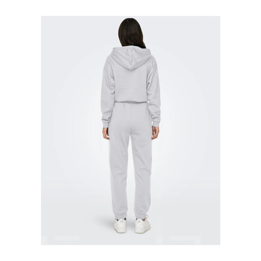 Only Comfortabele Sweatpants voor dagelijks gebruik Gray Dames