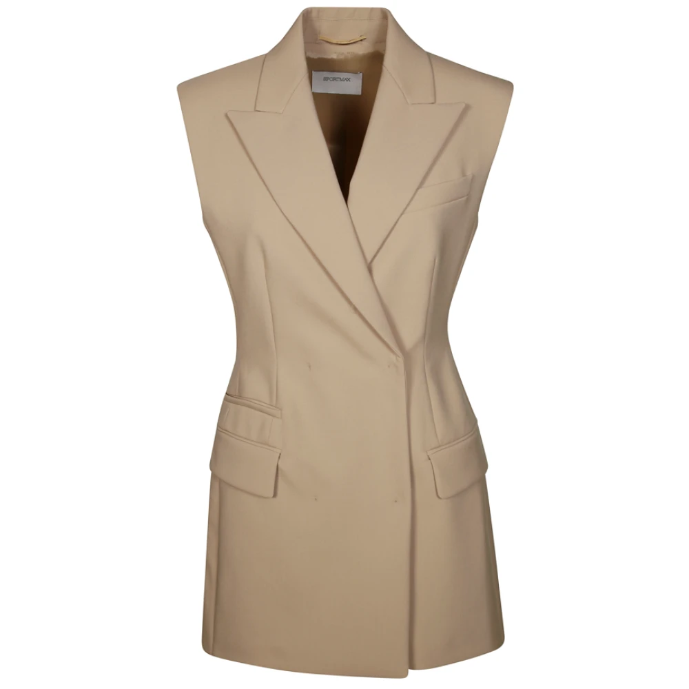 Jackets > Vests - - Sportmax - Modalova