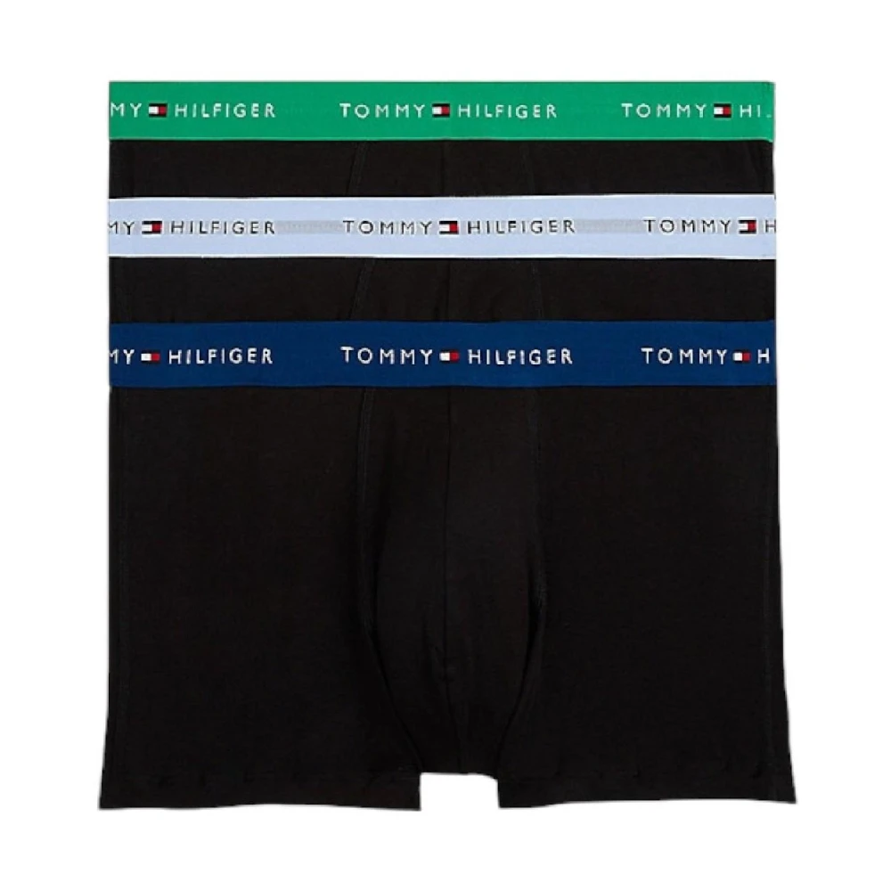 Tommy Hilfiger Men's Multicolor 3-Pack Boxer Briefs With Elastic Waistband