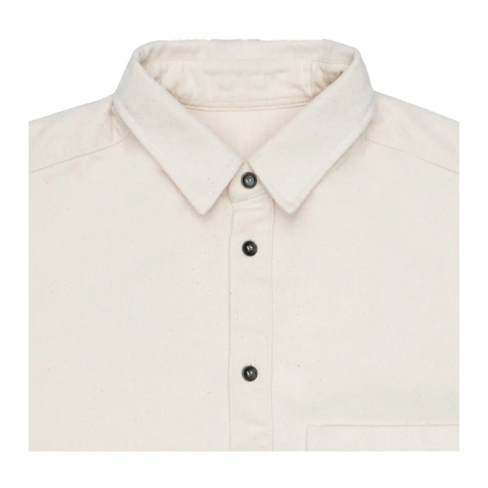 Nine In The Morning Japanse gabardine gewassen jas overhemd Beige Heren
