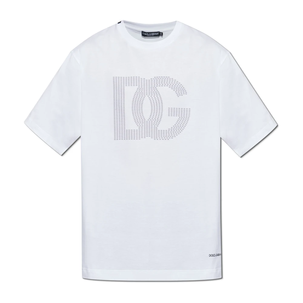 Dolce & Gabbana Logo T-shirt White Heren
