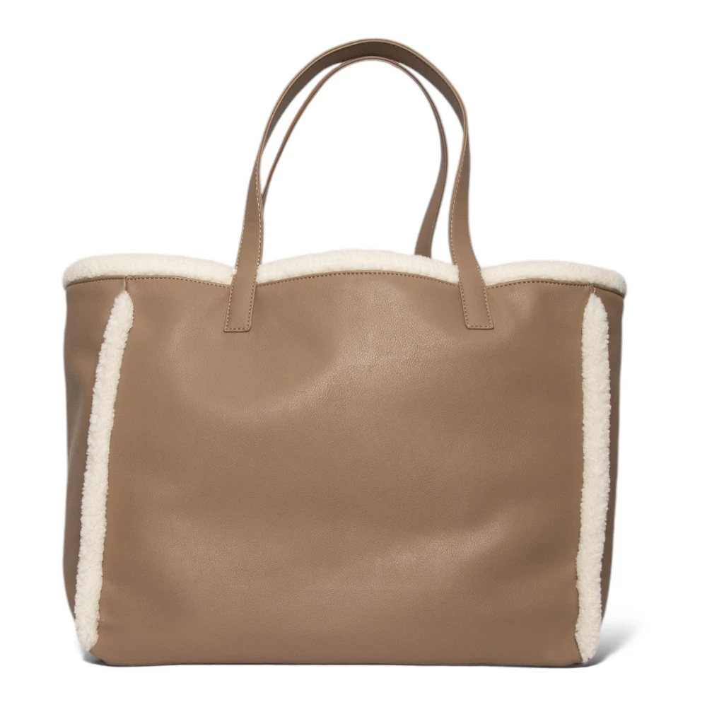 ViCOLO Eco-Leren Teddy Tas in Beige Dames
