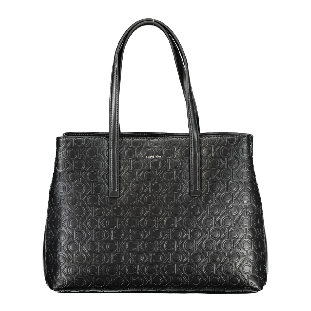 Calvin Klein Zwarte dameshandtas met verstelbare band Black Dames