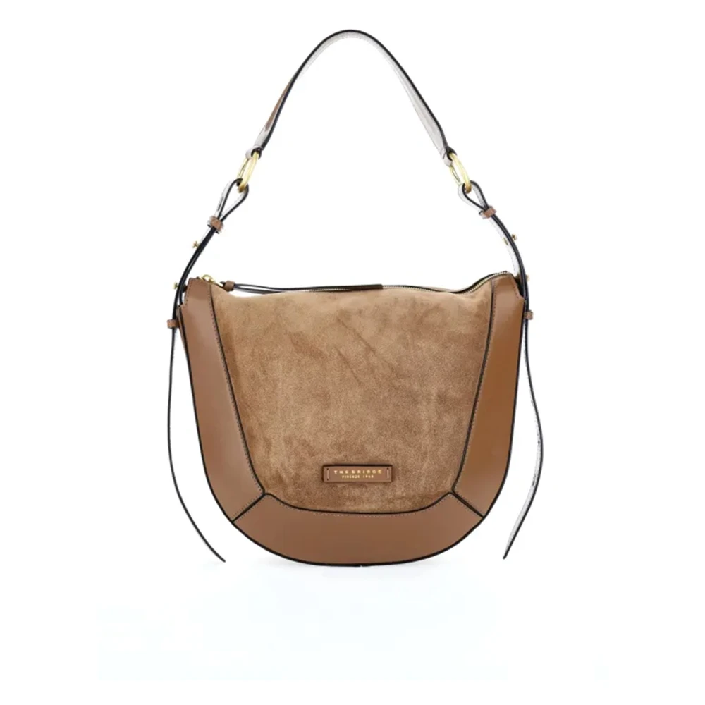 The Bridge Stijlvolle Crossbody Tas Brown Dames