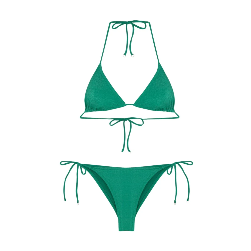 F**k Groene driehoekige bikiniset Green Dames
