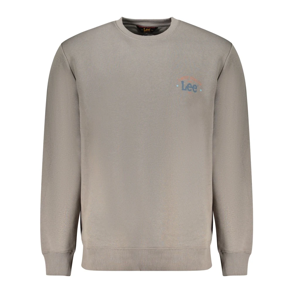 Lee Men's Grey Long Sleeve Sweatshirt With Print