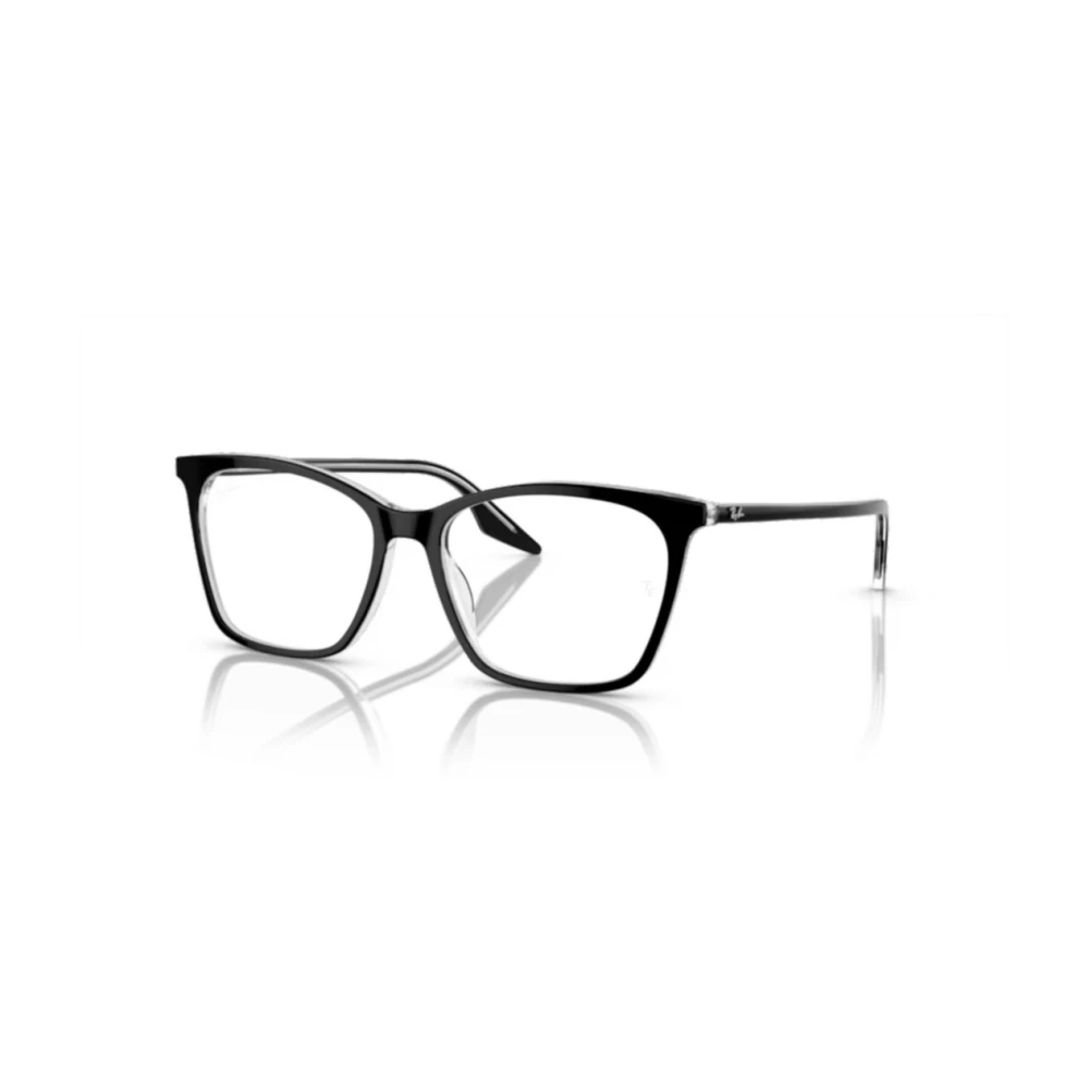 Ray-Ban Vierkante montuur bril Black Unisex