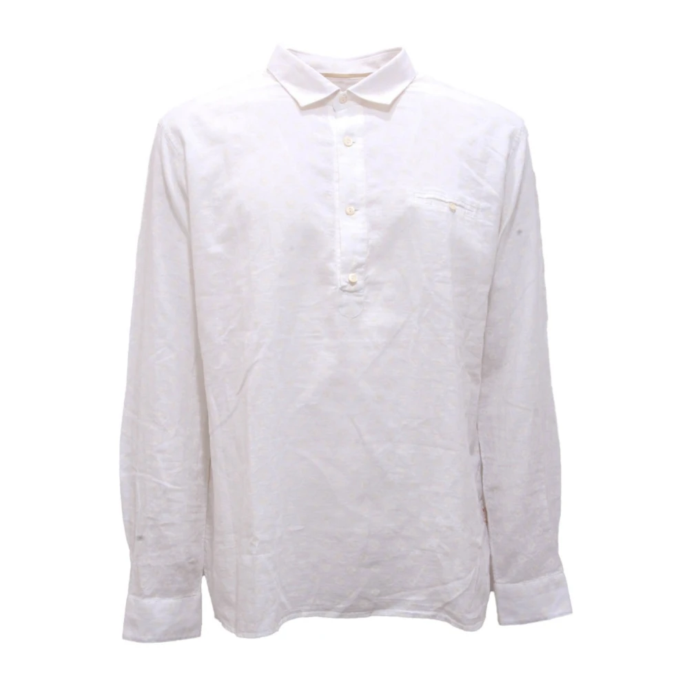 Tintoria Mattei 954 Men's White 1T5mnrvfa4 Camicia Pattern Shirt