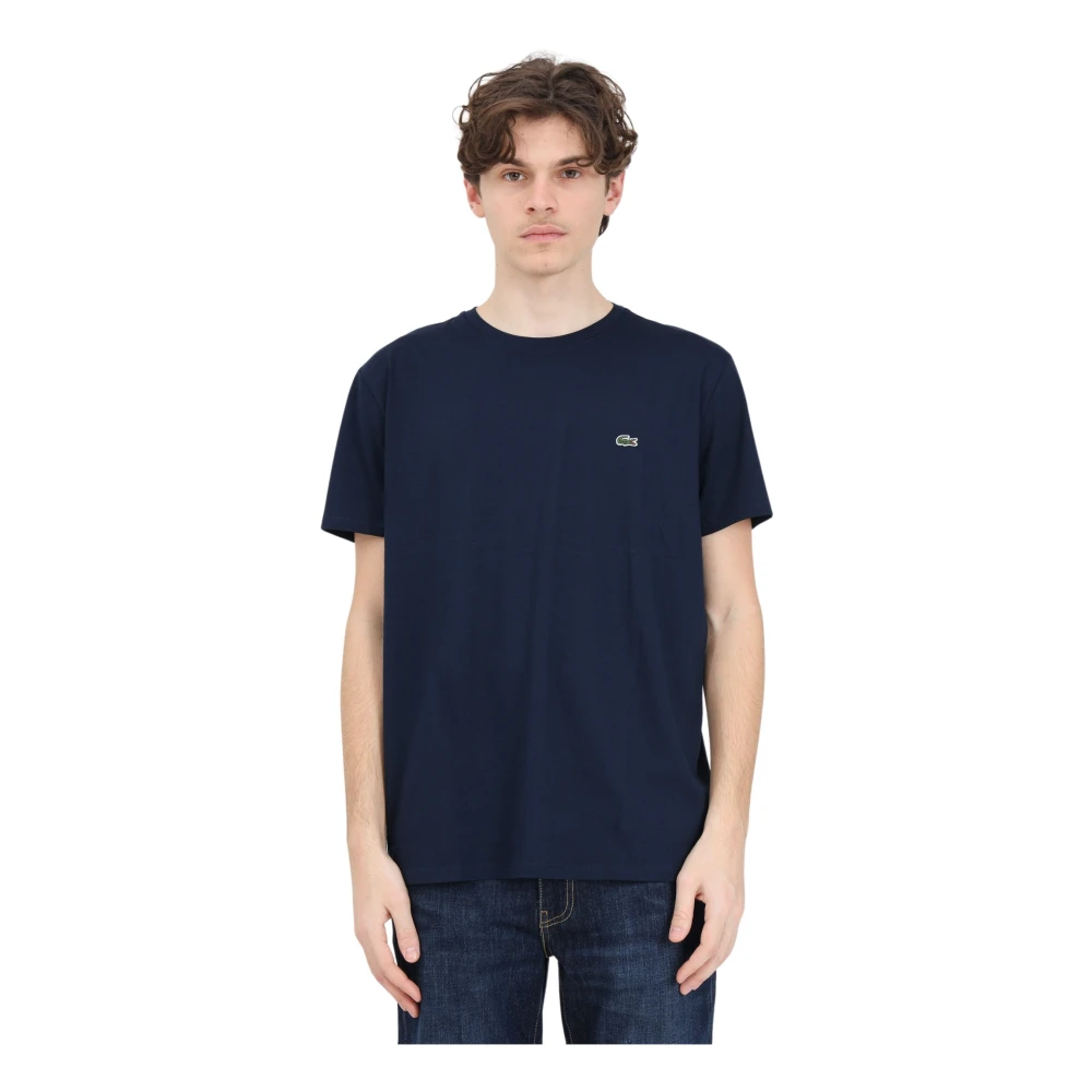 Lacoste - Tops > T-Shirts - Blue - Lacoste - Modalova