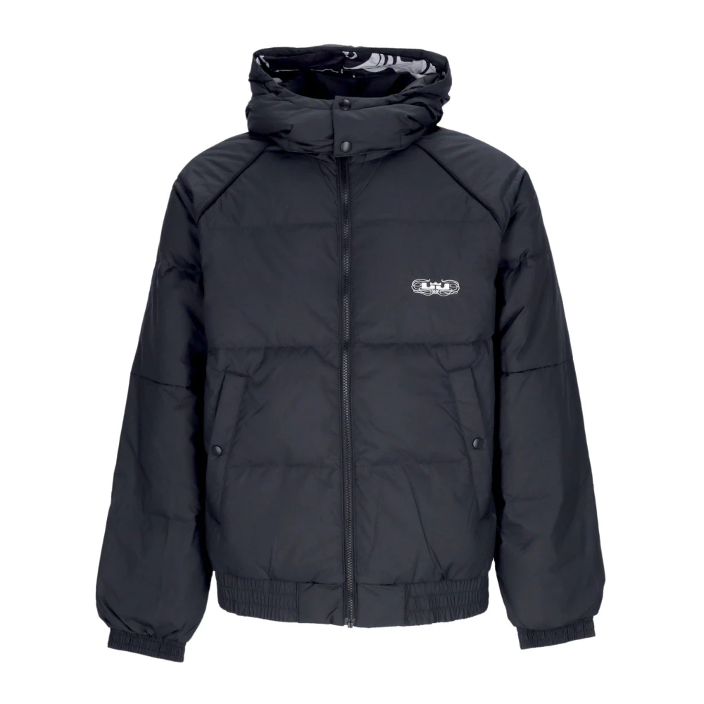 Nike Men's Black Outdoor, Xl, Hooded Puffer Jacket