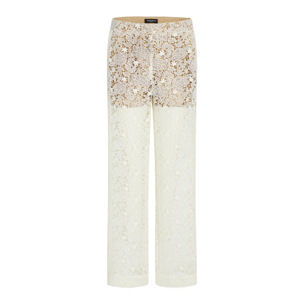 Bruuns Bazaar Wide Trousers White Dames