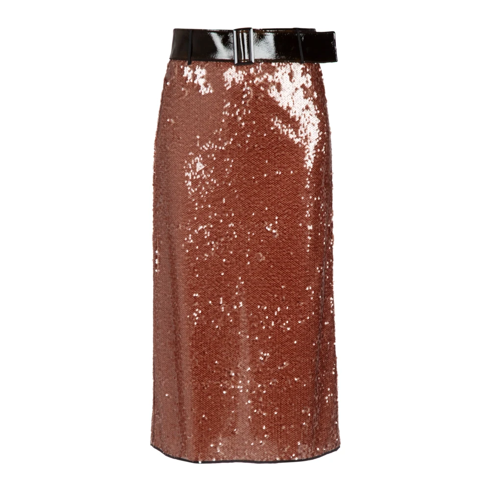 Alysi Gonna D Stijlvolle Rok Brown Dames
