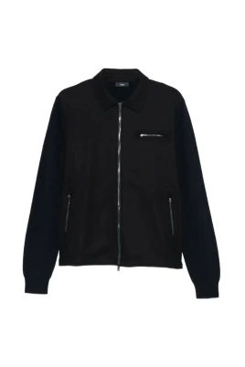 Zip-Up Jacka med Krage
