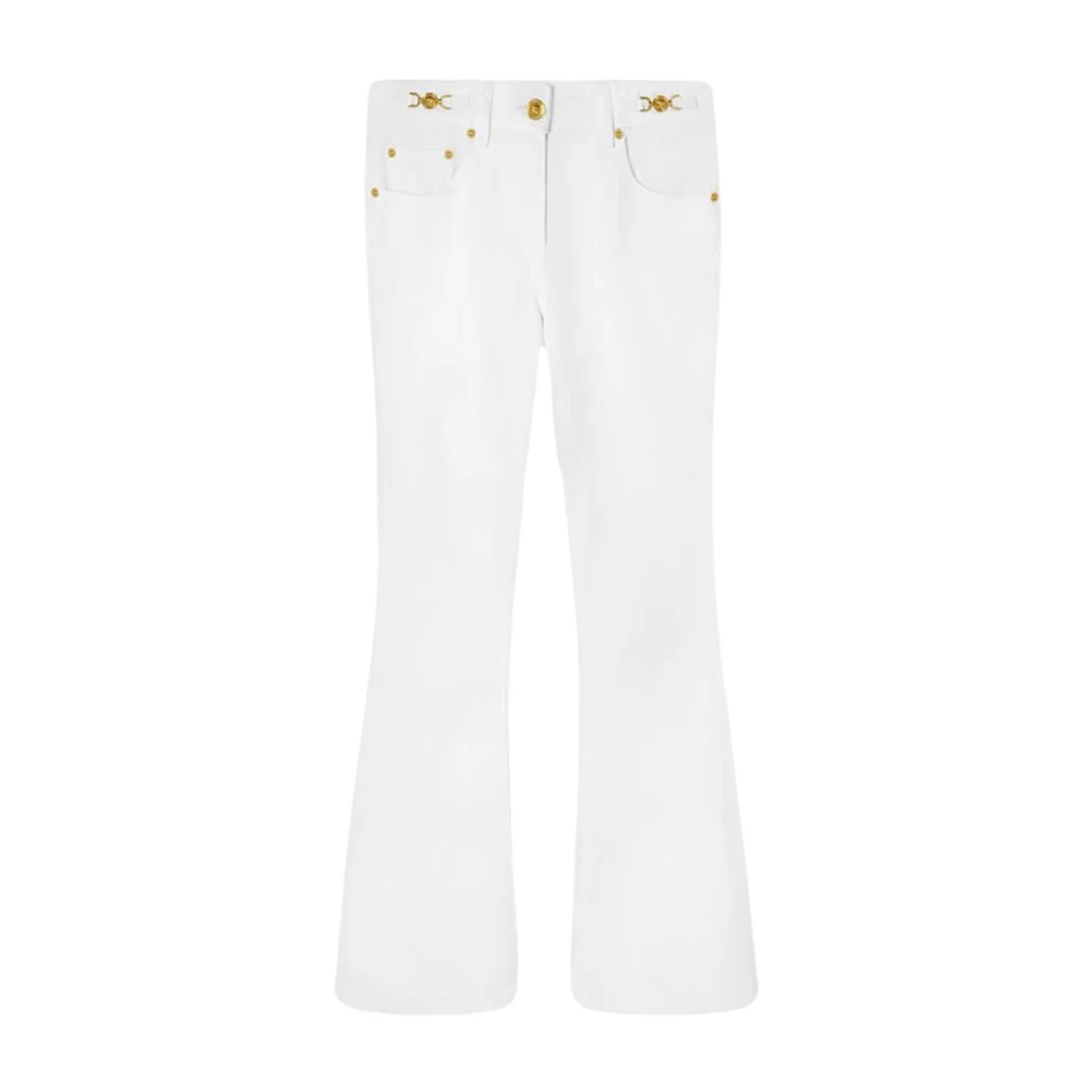 Versace Medusa 95 Flared Jeans White Dames