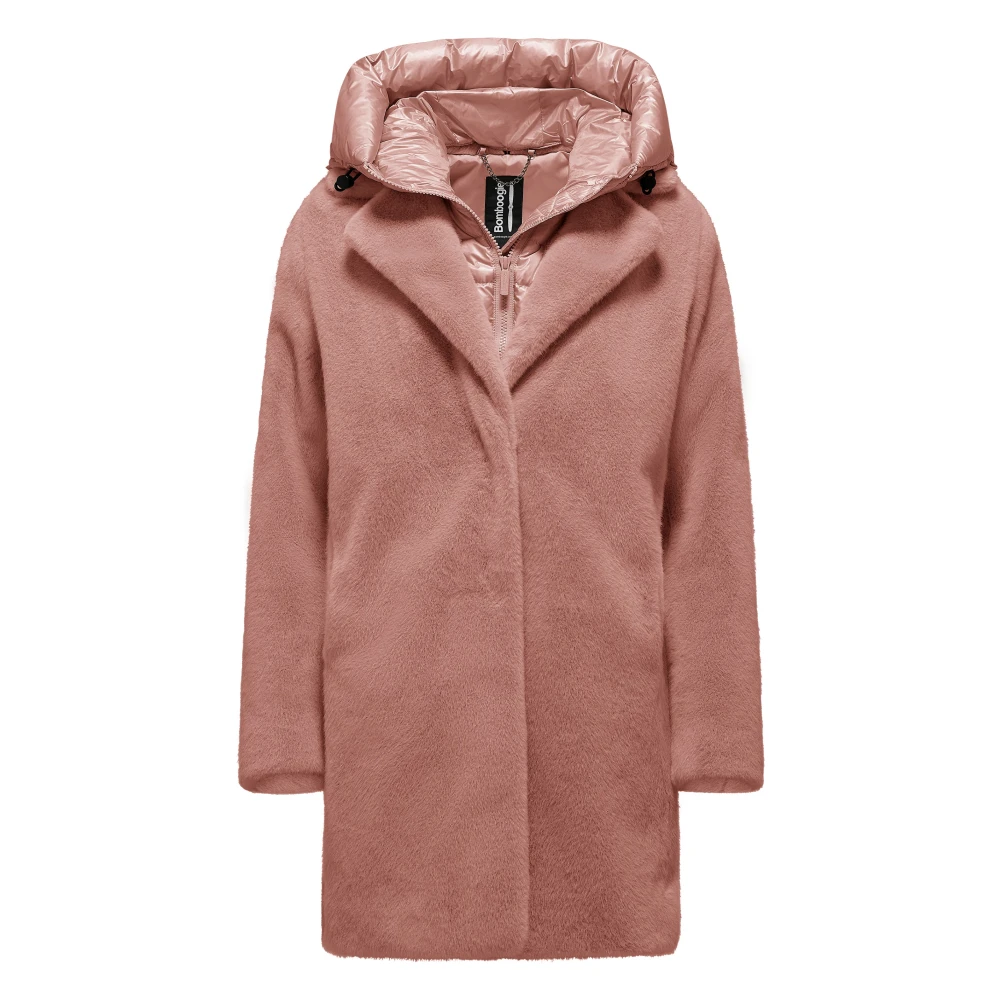 Bomboogie Mujer Rosado Abrigos, Rosa, Talla: M
