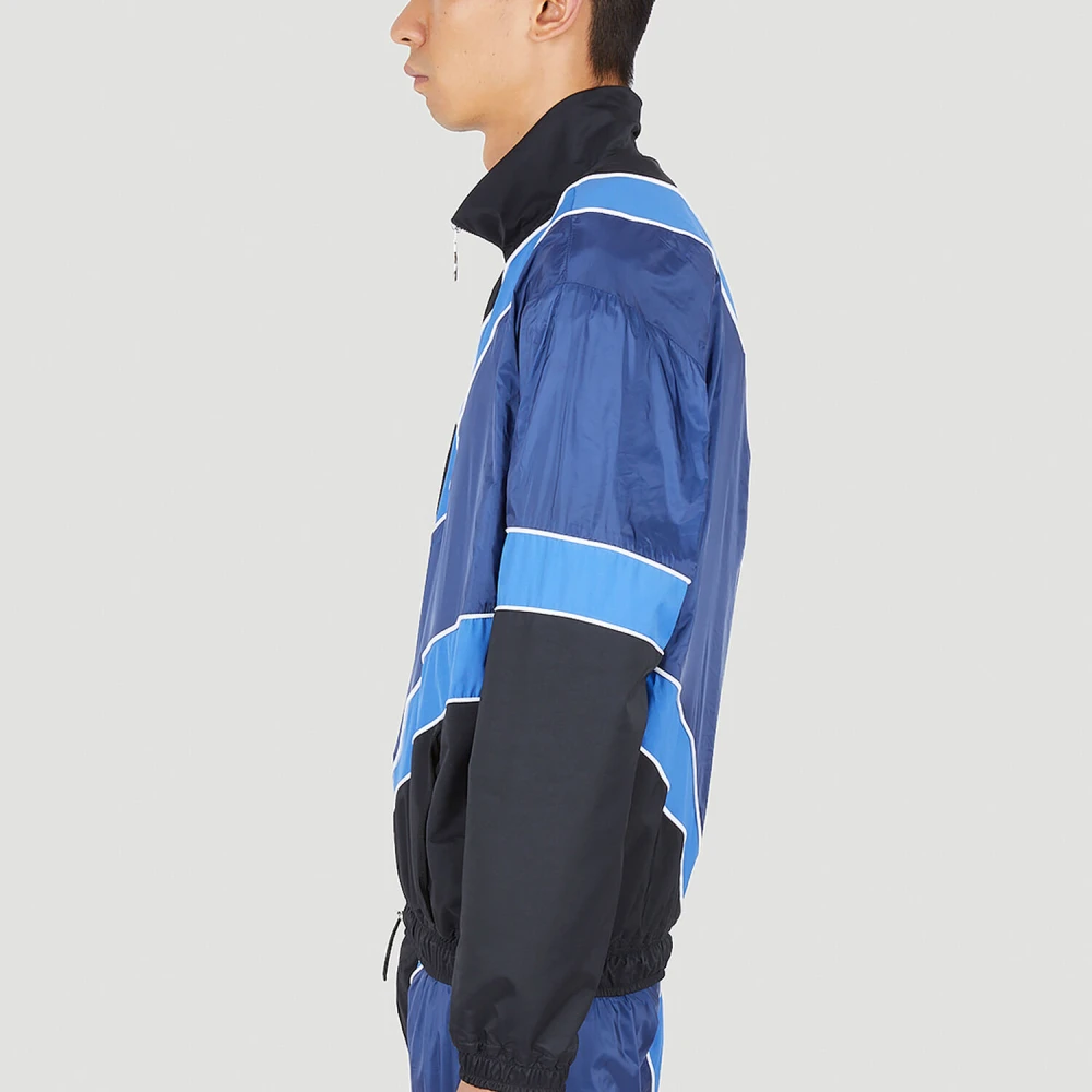 Ahluwalia Moderne Mannen Kike Track Sweatshirt Blue Heren