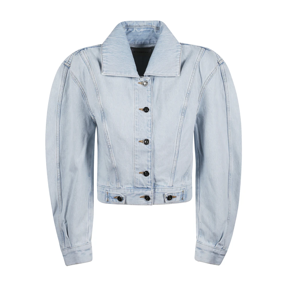 Givenchy Women's Blue Denim Jackets, Xs, Back-To-Front Cocoon Jacket