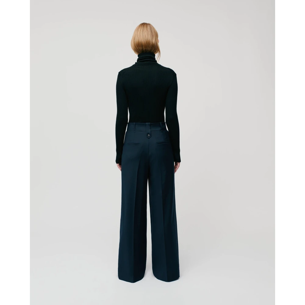 IVY OAK Dubbelrijige boxy blazer in donkerblauw Blue Dames